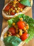 Sautéed Chickpea Sandwich