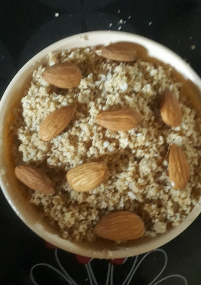 வறுத்த கோதுமை மாவு புட்டு செய்முறை முக்கிய புகைப்படம்