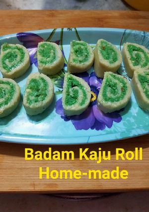 A picture of Easy dry fruit roll for diwali.
