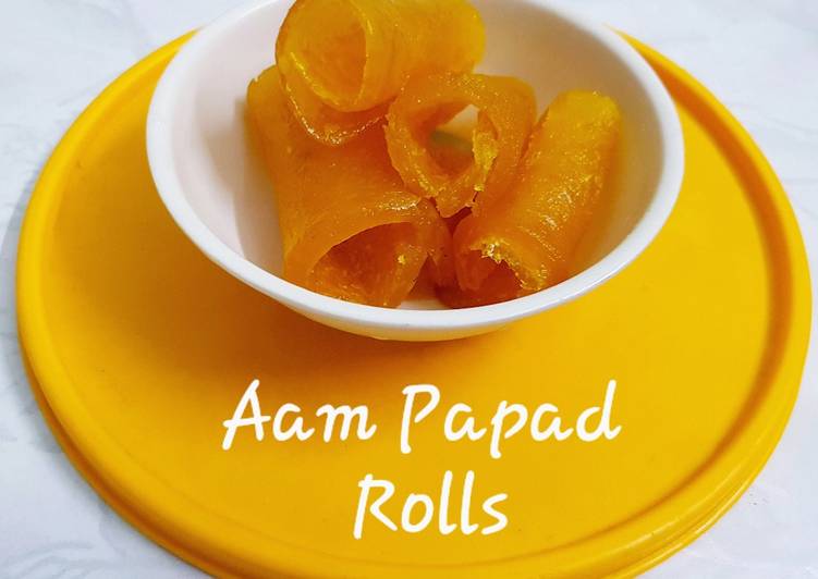 Aam Papad Mango leather rolls Mango candy