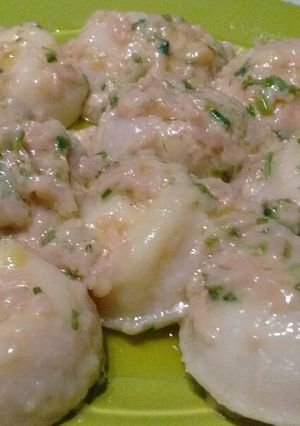 Una foto de Salsa de verdeo y paceta