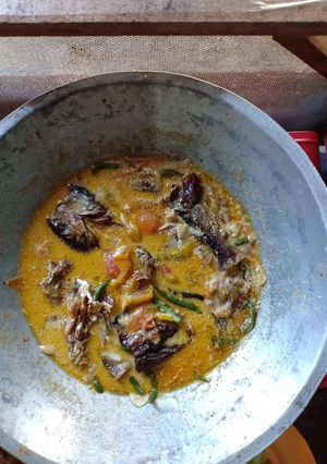 Foto resep Mangut ikan patin asap