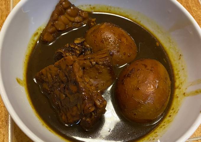 Semur tahu tempe telor