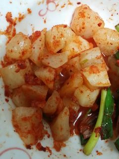 韓國小菜-Costco韓式醃蘿蔔 的食譜成品照片