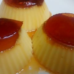 Eggless caramel custard A picture of Eggless caramel custard.