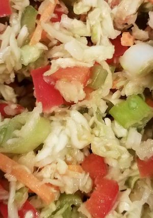 A picture of Tricia's Asian Slaw.