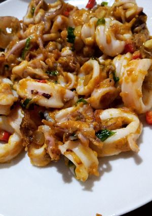 Foto resep Cumi telor asin