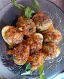 Trứng nhồi thịt sốt cà