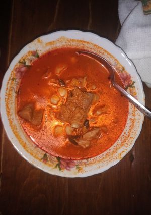Una foto de Pozole