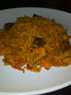 Soyayye macaroni ainihin hoton girkin