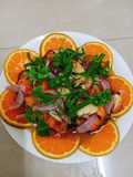 Cá hồi sauce cam sành