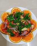 Cá hồi sauce cam sành