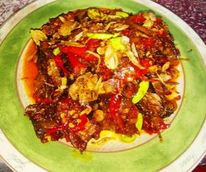 Resep mudah Sambel Goreng gabus asin pete😋😜🍚🍛 Nikmat Lezat