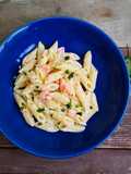 Pennette vodka e salmone
