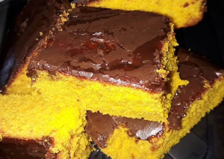 Bolo De Cenoura Com Cobertura De Chocolate Receita Por