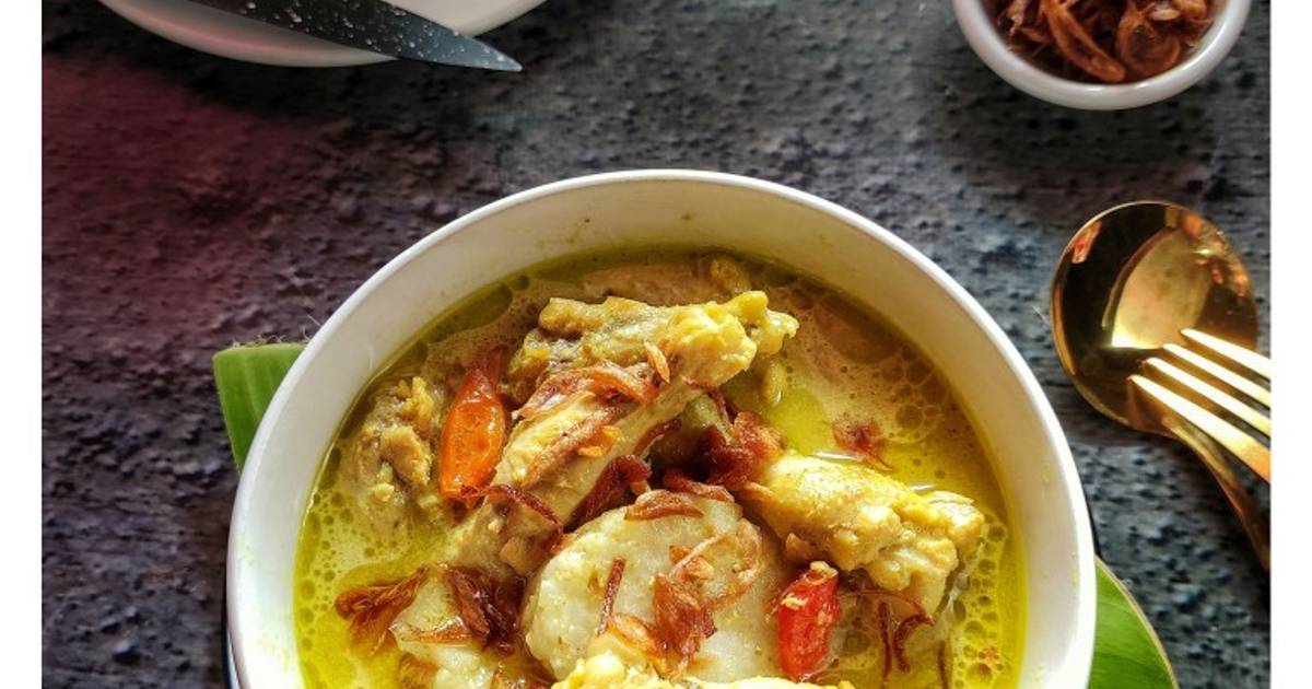 Resep Lontong Kare Ayam Oleh Tyas Yodha Cookpad