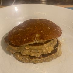 A picture of Banana, Oat & Seeds Pancakes.