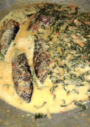 Foto resep Gulai daun singkong+tongkol pindang