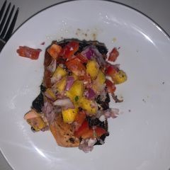 A picture of Mango Glazed Salmon.