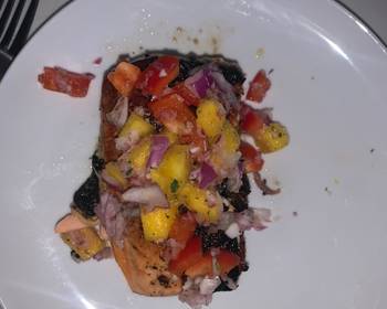 Easy Recipe Mango Glazed Salmon Delicious Nutritious