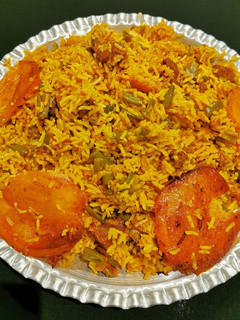 عکسی از دستور لوبیا پلو لیلایی☺️☺️☺️