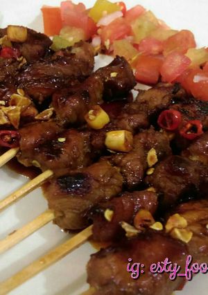 Foto resep Sate 'Sapi' Maranggi #KitaBerbagi
