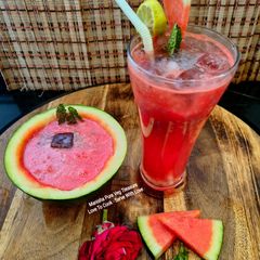 A picture of Watermelon Rose Refreshing Cooler - Quench Your Thirst In Summer.