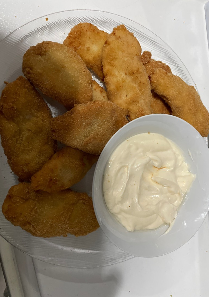 Una foto de Nuggets caseros