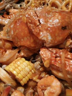 Foto resep 3. Seafood Tumplek (Kepiting/Cumi/Udang/Kerang) Asam Manis