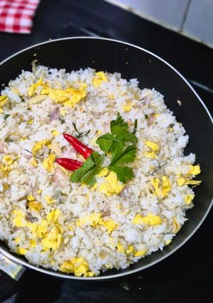 Foto resep Nasi Goreng Teri Daun Jeruk