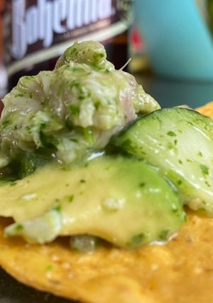 Una foto de Ceviche verde a la DonJimeno