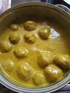Una foto de Albóndigas en salsa de almendras