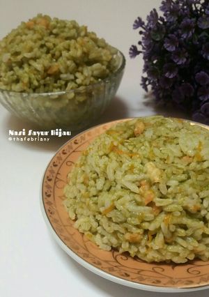 Foto resep Nasi Sayur Hijau