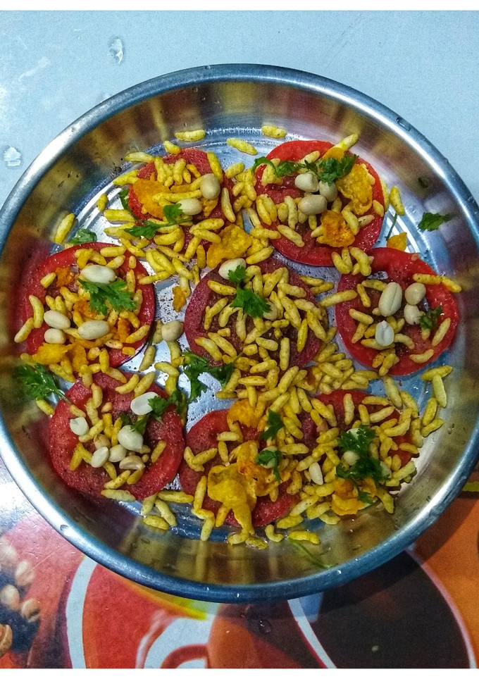 தக்காளி கார பொரி செட் செய்முறை முக்கிய புகைப்படம்