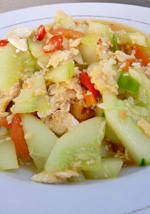 Foto resep Oseng Timun Telur