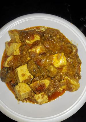 A picture of Paneer mushroom.