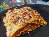 Lasaña sin gluten y sin lácteos