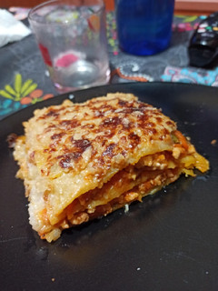 Una foto de Lasaña sin gluten y sin lácteos