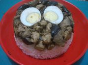 Gambar nasi tim ayam telor