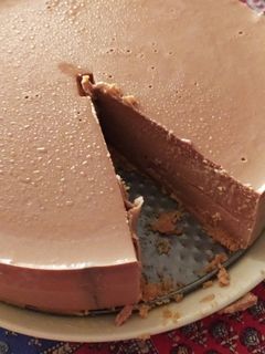 Una foto de Tarta fría de Kit-Kat y chocolate en Thermomix 6