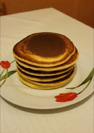 Une photo de Pancakes sans lactose