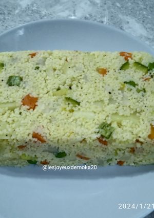 Une photo de Salade de couscous et légumes de saison