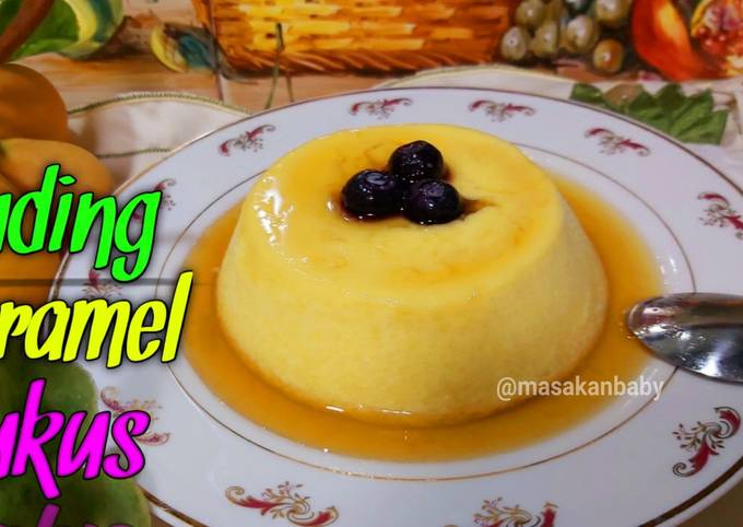 Puding Karamel Kukus Simple Hanya 3 Bahan Sederhana