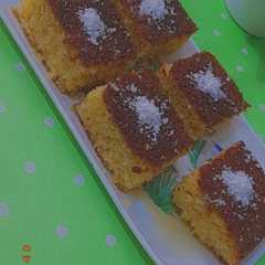بسبوسة بزاف بنينة 💚🍯 لمطبخ مريومة-レシピのメイン写真