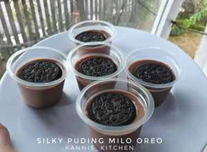 Foto resep 7. Silky Puding Milo Oreo