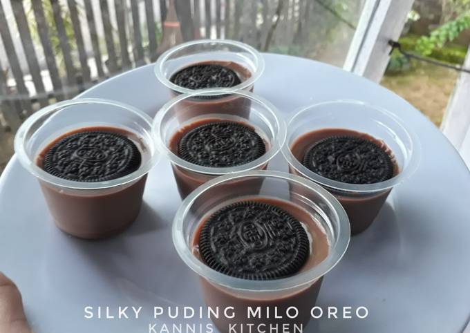 7. Silky Puding Milo Oreo