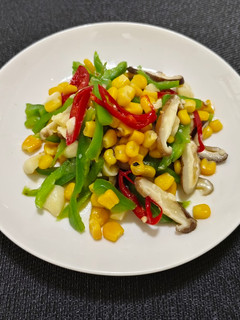 鹽麴炒青椒(簡單料理) 的食譜成品照片