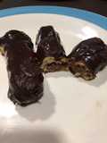 Eclairs rellenos con crema pastelera de chocolate♥️