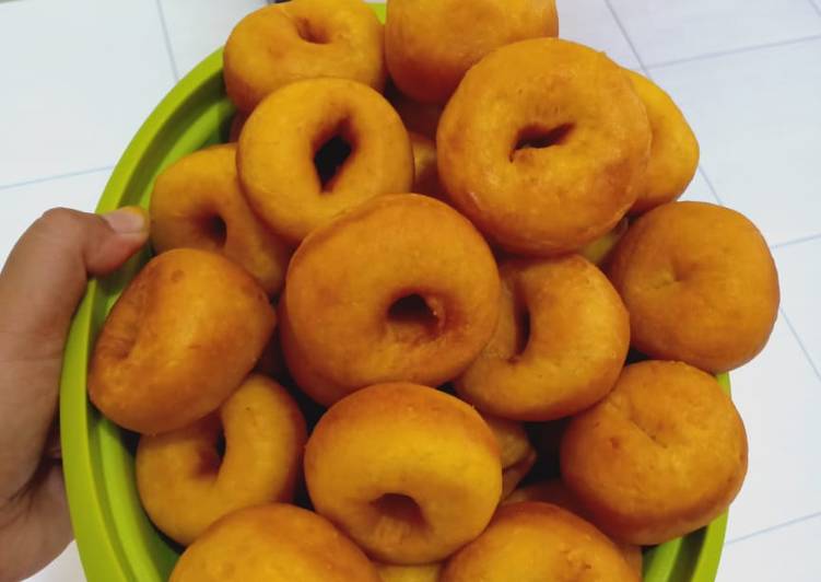 Donat dan bakpau labu manis