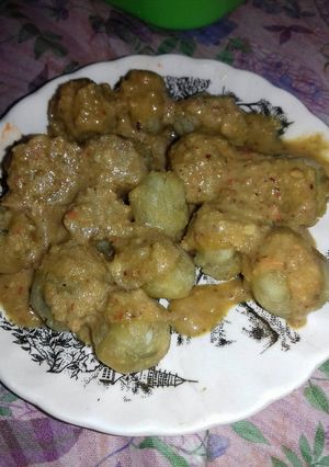 Foto resep "Gareng" Gandum Goreng saus kacang